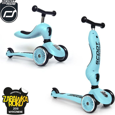 Trotinet dhe skuter ScootAndRide (96352) 2in1, 1-5 vjet Boronicë 
