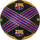 Top futbolli FC Barcelona Blaugrana Catalunya S5, goma, shumëngjyrësh