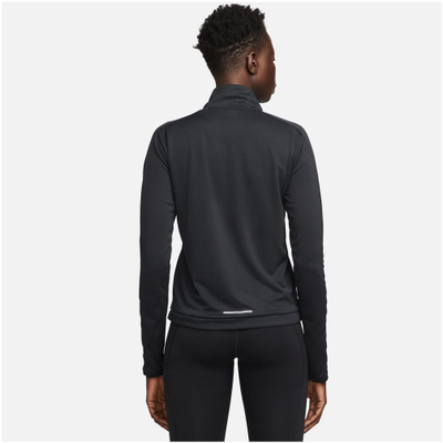 Bluze vrapimi Nike Pacer Dri-FIT Half Zip, mëngë të gjata, e zezë
