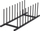 Raft kuzhine për pjata Home Styling Collection, 34.5 x 12.5 cm, i zi