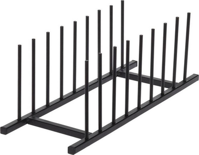 Raft kuzhine për pjata Home Styling Collection, 34.5 x 12.5 cm, i zi