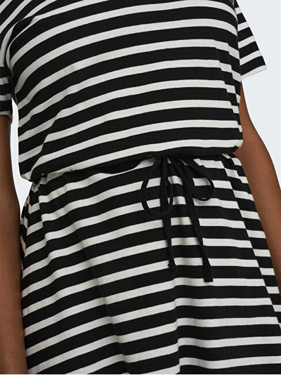 Fustan ONLY ONLMAY Regular Fit, i bardhë/zi