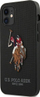Mbrojtëse U.S. Polo ASSN, USHCP12SPUGFLBK për iPhone 12 mini 5.4", e zezë