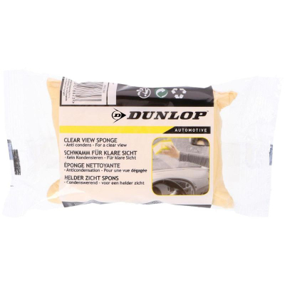 Sfungjer pastrimi Dunlop Chamois për xhama makine, i verdhë