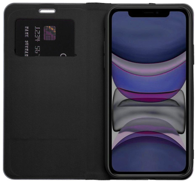 Футрола Forcell OEM LUNA Book, за iPhone 16e SE 4 2025, тип книга, црна