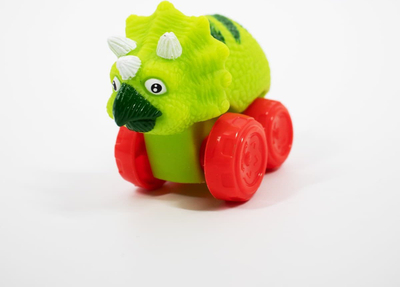 Lodër makinë dinosauri pa markë Dinosaur Car Mix, plastikë, shumëngjyrëshe