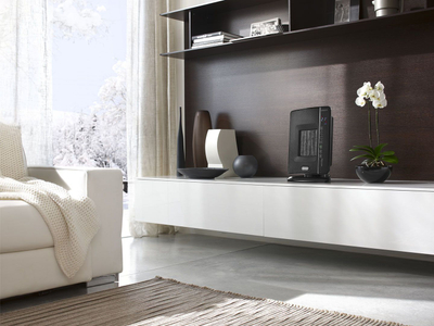 Ngrohës me ventilator DeLonghi 70 M, panel dixhital, funksion ECO, ngjyrë e zezë