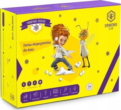 Set edukativ SmartBee BeeBox Snow Factory, 2 eksperimente, për kalamaj