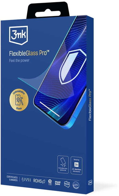 Mbështjellës ekrani 3mk FlexibleGlass Pro, për Samsung Galaxy S10 Lite, xham hibrid, transparent