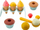 Set rëre për kalamoj Ice Cream Dessert Factory, 13 pjesë, shumëngjyrësh