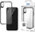 Mbështjellës telefoni 3MK Satin Armor Case, për iPhone XR, transparent i zi