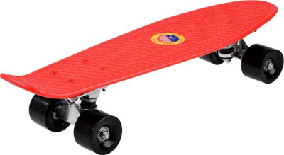 Skateboard Color Fiszka SP0575, 55cm, për fëmijë, i kuq