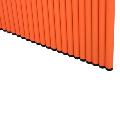Tavolinë Serie Intrepid prej alumini 121x70x70Hcm (HM6330.09), portokalltë