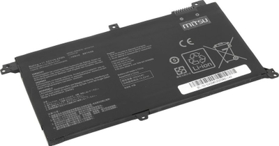 Bateri laptopi Mitsu Asus Vivobook S14 S430 X430U K430, 3600mAh 41Wh, e zezë