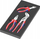 Set kapëse Wera 9780 Knipex, 3 copë, tabaka shkumë, e zezë