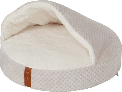 Shtrat për mace PALOMA Cushion Cover, 45 cm, me mbulesë, bezhë