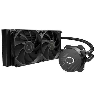 Ftohës uji për procesor Cooler Master MasterLiquid Core 240mm, 2x120mm, i zi