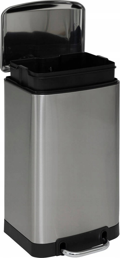 Kosh mbeturinash 5five Ariane, 20L, çelik inox, argjendtë