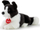 Lodër pelushi Trudi Border Collie S, qen lodër, e bardhë kafe