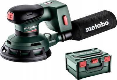 Smirgël orbital Metabo SXA 18 LTX 125 BL, 18V, brushless, me MetaBOX
