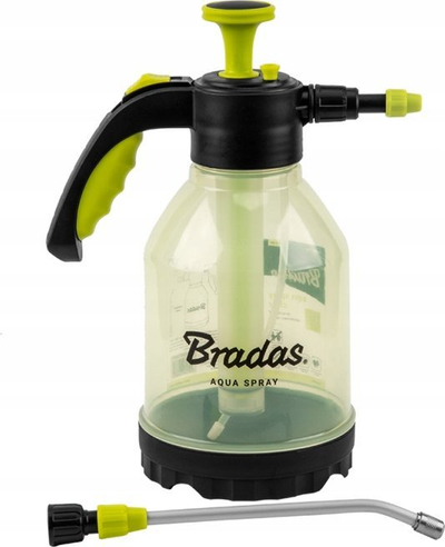 Прскалка со притисок Aqua Spray, 1.5L, проѕирна пластика, сина