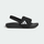 Shapka fëmijësh Adidas Adilette Estrap 2.0, rrip pas thembrës, numër 28, të zeza