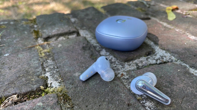 Kufje pa tela Anker Soundcore Liberty 4 NC, me ANC, bateri 50 orë, blu e çelët