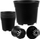 Set me vazo plastike Production Pot, 10 copa, 2L, të zeza