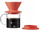 Сет за кафе pour over Buydeem Orange Vivid, со рачно филтрирање, живо портокалова