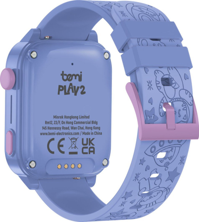 Smartwatch për fëmijë Bemi SmartWatch Play 2, 1.85", GPS LTE, blu
