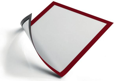 Kornizë magnetike Durable DURAFRAME, A4, e kuqe, 5 copë