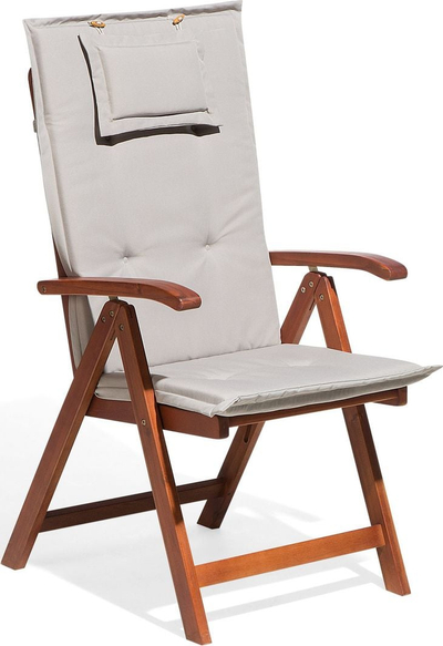 Set jastëkësh karrige TOSCANA, 6 copë, 50x70 cm, ngjyrë taupe