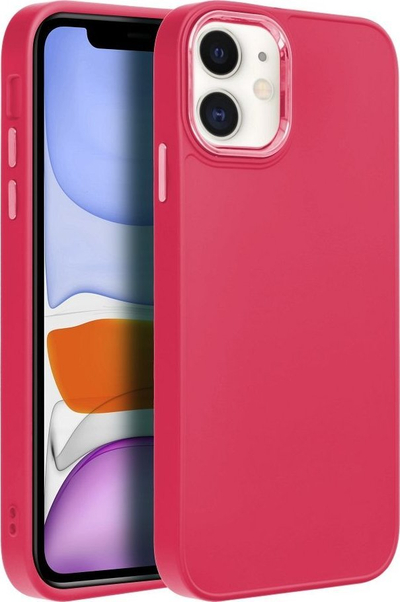 Mbrojtëse telefoni Frame Case për iPhone 11, ngjyrë magenta