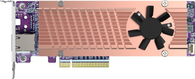 Kartë rrjeti QNAP QM2-2P410G1T, PCIe, 10GbE RJ-45, bakër