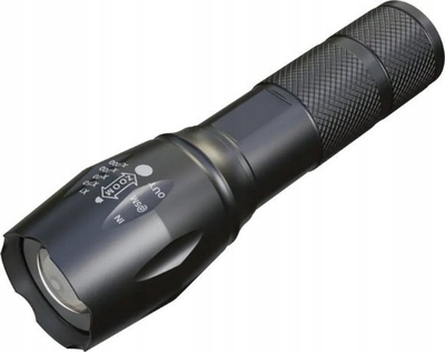 Elektrik dore Extralink Tactical, 400 lumen, rikarikueshme, e zezë