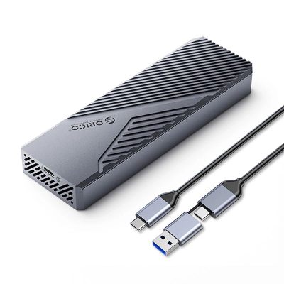 Kuti për SSD Orico CNM2-G20, M.2 NVMe, USB-C 3.2 20Gb/s, gri