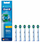 Kапи за електрична четка за заби Oral-B Pro Precision Clean, сет 6 парчиња, влакна X-Shape, бели