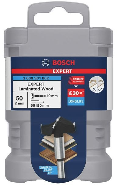 Frezë cilindrike Bosch Accessories 2608901862, 50 mm, për vrima menteshash, 1 copë