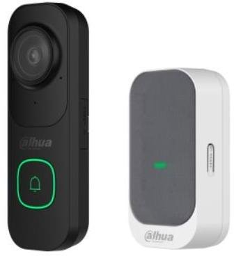 Сет видео ѕвонче Dahua VDKP01-BG, Wi-Fi, камера 4MP, безжичен сигнализатор, црна боја