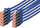 Kабел за мрежа Digitus Patchcord DK-1644-020-B-10, CAT6 S-FTP, 2 m, сет 10 парчиња, син