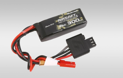 Bateri Li-Po Gens Ace G-Tech, 7.4V, 300mAh 35C, e zezë