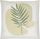 Set jastëkësh dekorativë Beliani MICROSORUM, 45x45cm, motiv bimore, jeshile e çelët