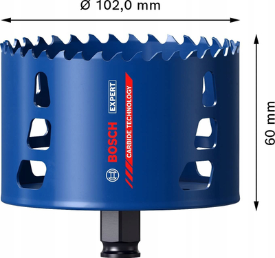 Sharrë rrethore Bosch ToughMaterial 2608900439, 102mm, karabitike, gri