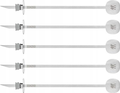 Shkopinj BBQ për skarë Zwilling, set 5 copë, çelik inox