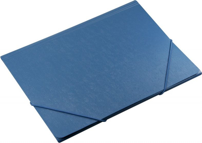 Dosje me elastik Hasta A4, PVC, blu