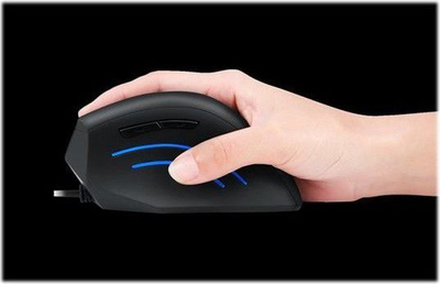 Maus Perixx PERIMICE-508, me kabllo, USB, i zi