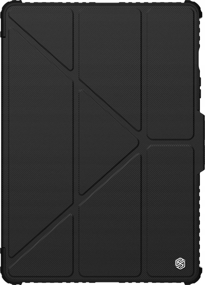 Etui tablet Nillkin Bumper Pro për Samsung Galaxy Tab S9, kapak mbrojtës me bazë, i zi