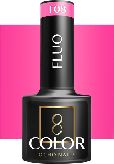 Llak thonjsh hibrid Activeshop Ocho Nails F08, 5 g, fluo
