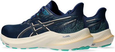 Atlete vrapimi ASICS GT-2000 12 për femra, teknologji PureGEL, taban AHARPLUS, blu