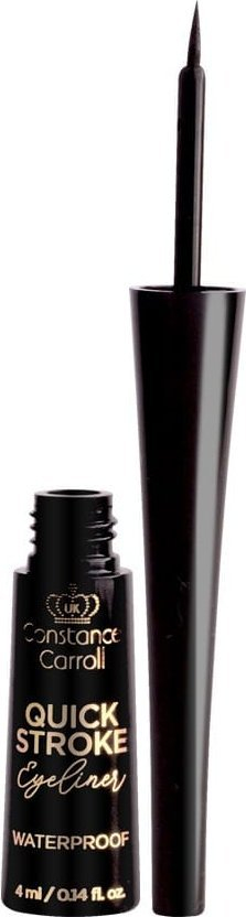Laps eyeliner Constance Carroll Quick Stroke, rezistent ndaj ujit, e zezë